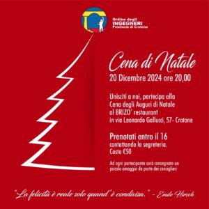 Cena di Natale dell’Ordine degli Ingegneri di Crotone